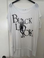 Shirt mit Print Promod weiß Gr 42 Brandenburg - Bernau Vorschau