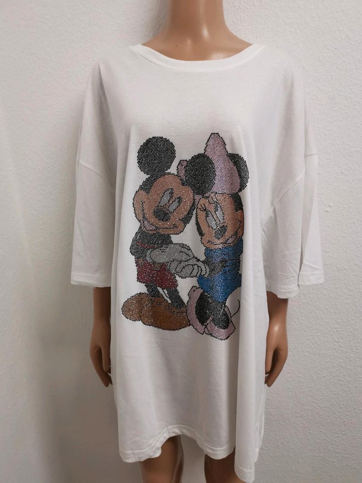 Mickey Mouse Glitzer Shirt Größe 36 bis 56 vorhanden in Nettetal