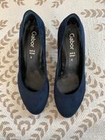 Gabor Pumps, dunkelblau, Velours, 37 Niedersachsen - Wedemark Vorschau