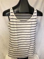 Top, creme-blau-gestreift - Gr. 38 - von H&M Bayern - Rödental Vorschau