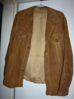 Vintage Wildlederjacke Herren Gr. 52 - hellbraun - worn Mitte - Tiergarten Vorschau