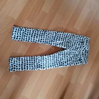 Jeans 116 schwarz weiß Schleifen Jegging Hansestadt Demmin - Neukalen Vorschau