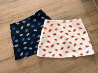 2x Zara Damen Rock Minirock Kussmund Gr. M weiß rot Pankow - Karow Vorschau