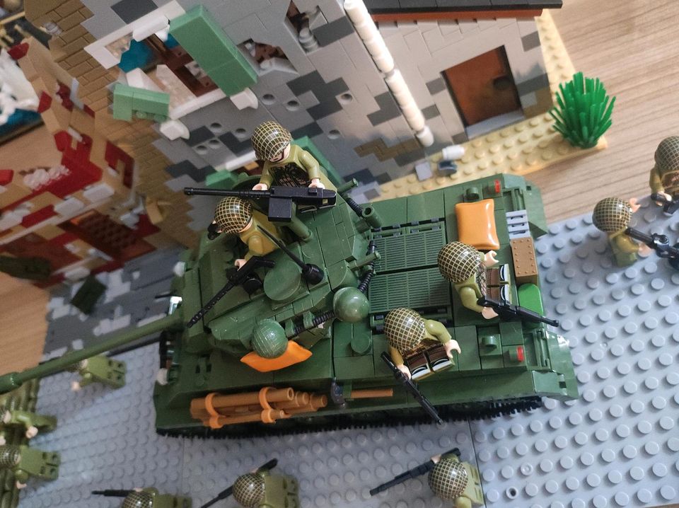 WW2 Klemmbausteine Panzer Alliierte Soldaten Figuren in Mayen