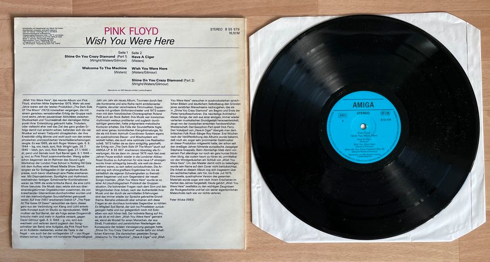 Pink Floyd - Wish you were … Amiga Vinyl Schallplatte LP Rock in Rostock