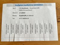 Stellplatz zu vermieten in Horkheim Havannastraße Baden-Württemberg - Neckarsulm Vorschau