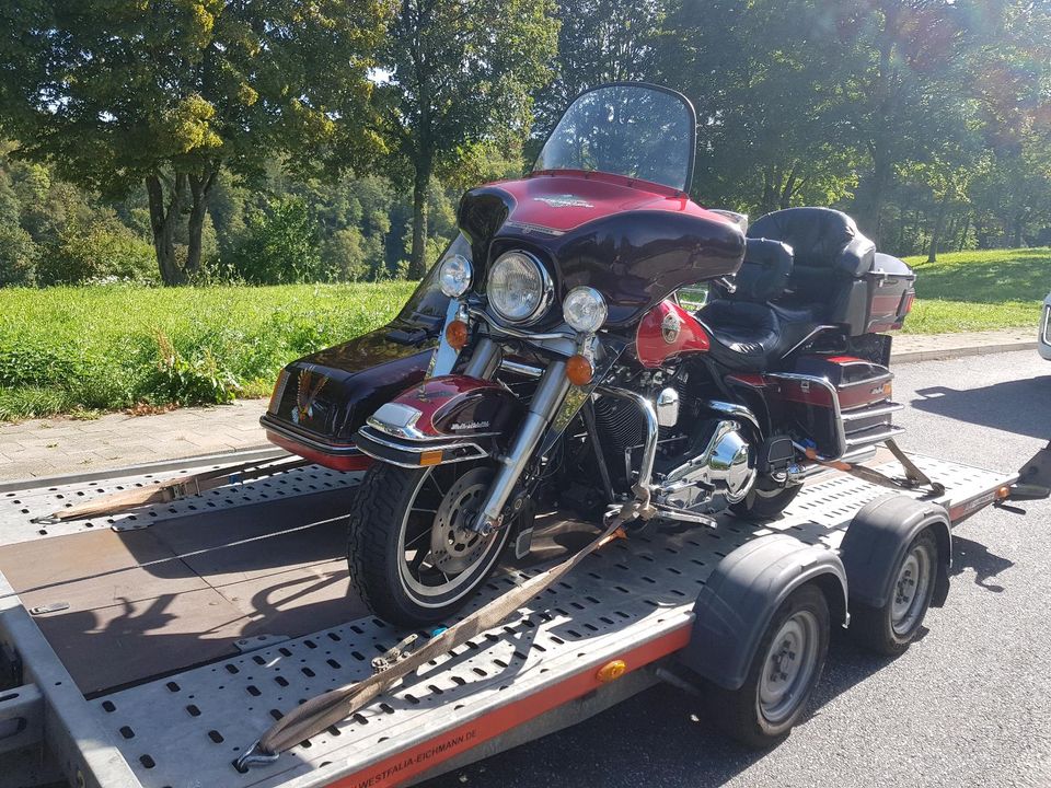 Motorradtransport Transport Motorrad Gespann Quad Boot Harley BMW in Oberursel (Taunus)