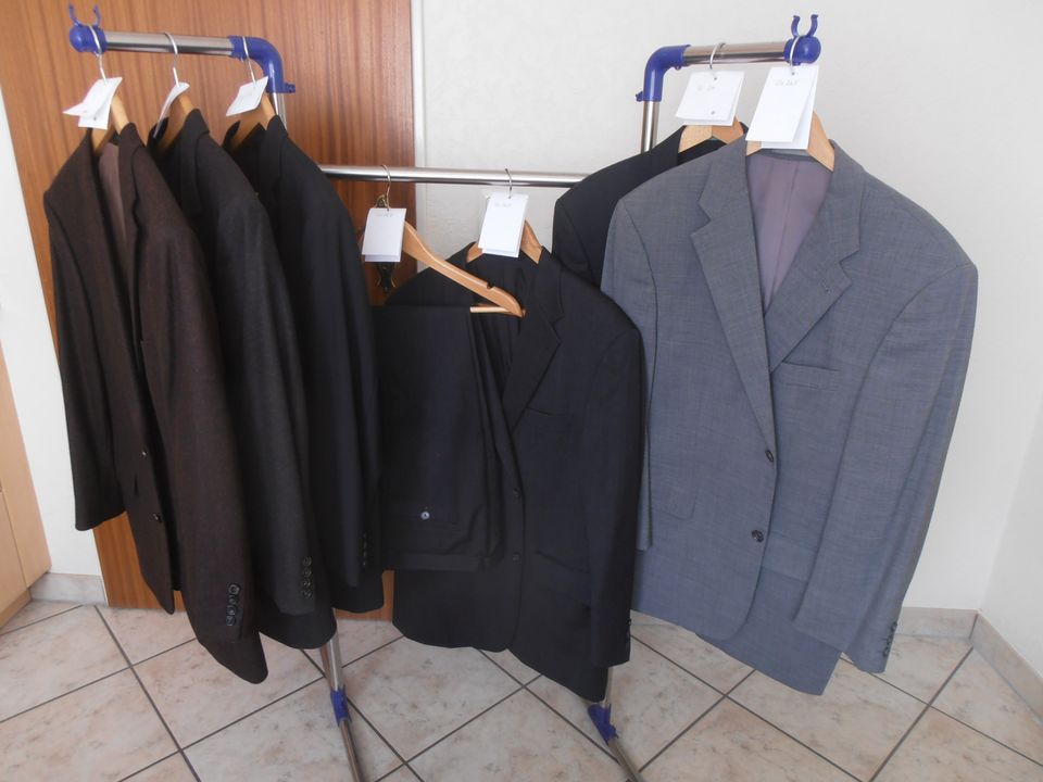 Herren Anzug Sakkos Blazer Anzugjacken Gr. 24-26,5 anthrazit grau in Seevetal