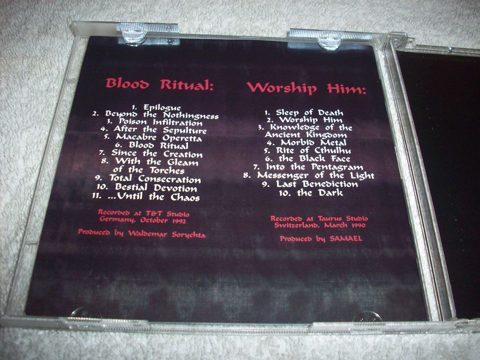 Do-CD SAMAEL 1987-1992 BLACK METAL Blood Ritual Worship Him M TOP in Berlin
