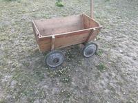 DDR Bollerwagen / Handwagen aus Holz Sachsen-Anhalt - Bebertal Vorschau
