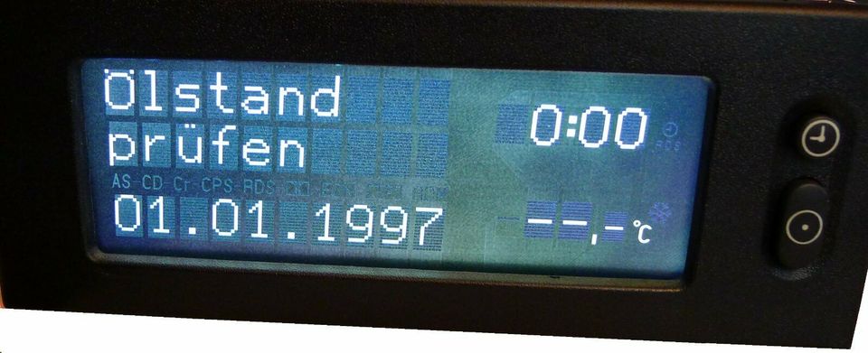 Opel Omega B Pixelfehler neues DISPLAY Reparatur in Borken