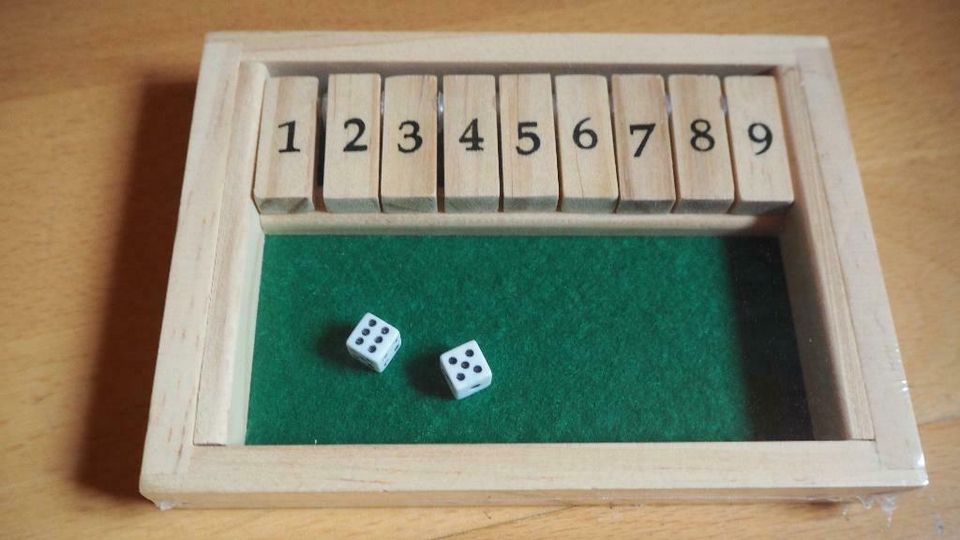 Klappenspiel Shut the Box aus Holz! -NEU-OVP- in Nürnberg (Mittelfr)