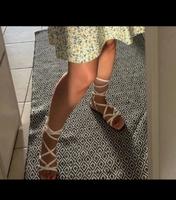 Joop! Merle creme Schuhe Sandalen 37 Römersandalen Damen  Leder Hessen - Wiesbaden Vorschau