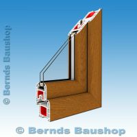 Fenster 2 Flügel 200 x 120 cm Golden Oak Dreh-Kipp Wärmeschutz sofort verfügbar kurze Lieferzeit Brandenburg - Perleberg Vorschau