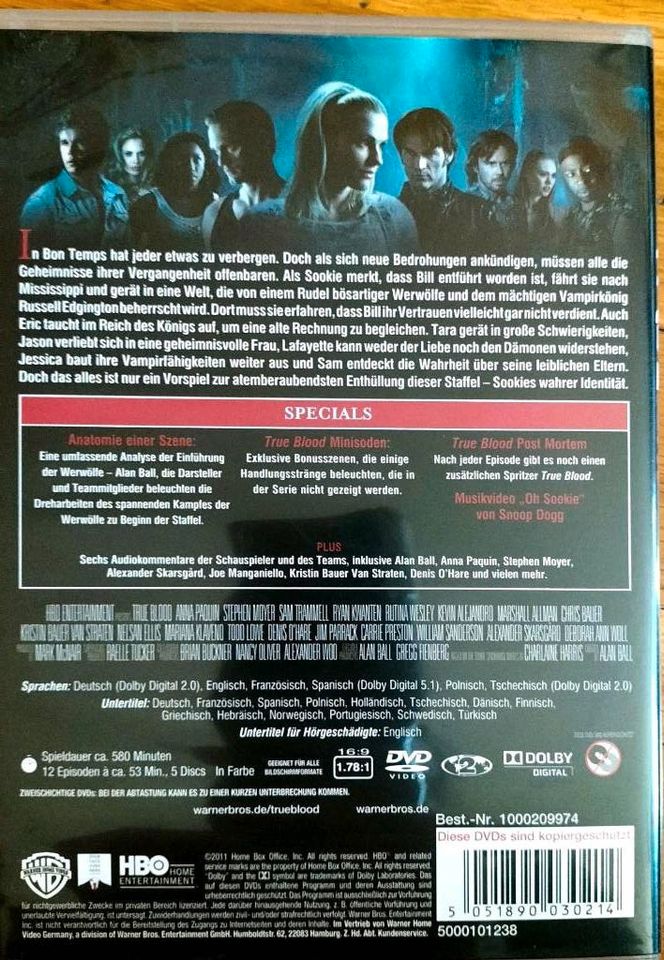 DVD's True Blood, Staffeln 1-4, wie neu in Hannover