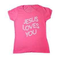 Jesus loves you t-shirt verschiedene Farben Baden-Württemberg - Heddesheim Vorschau