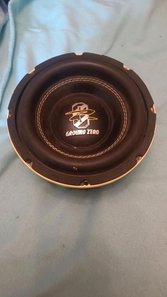 Ground Zero 20cm Auto Subwoofer 1500 Watt SPL in Löbau