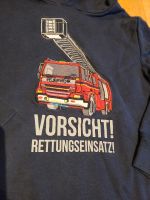 Topolino Feuerwehr Sweatshirt mit Kapuze Gr.128 Niedersachsen - Braunschweig Vorschau