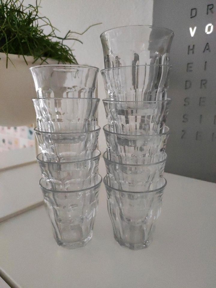 11 x Gläser Duralex Bistro Glas in Ulm
