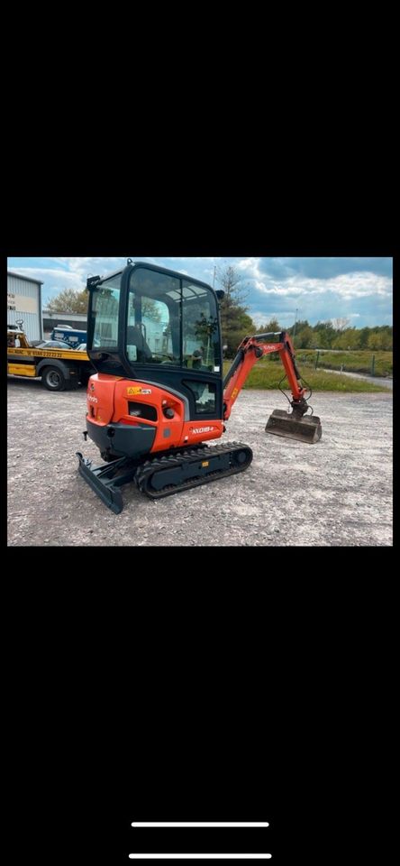 Minibagger mieten vermieten Kubota Kx in Oschatz