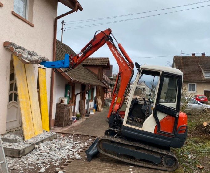 Minibagger Bagger Rüttelplatte Raupendumper Vermietung Miete in Bonndorf