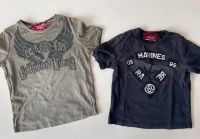 2 x T-Shirts Raer dsquared2 schwarz Khaki Military 98 110 3 Thüringen - Jena Vorschau