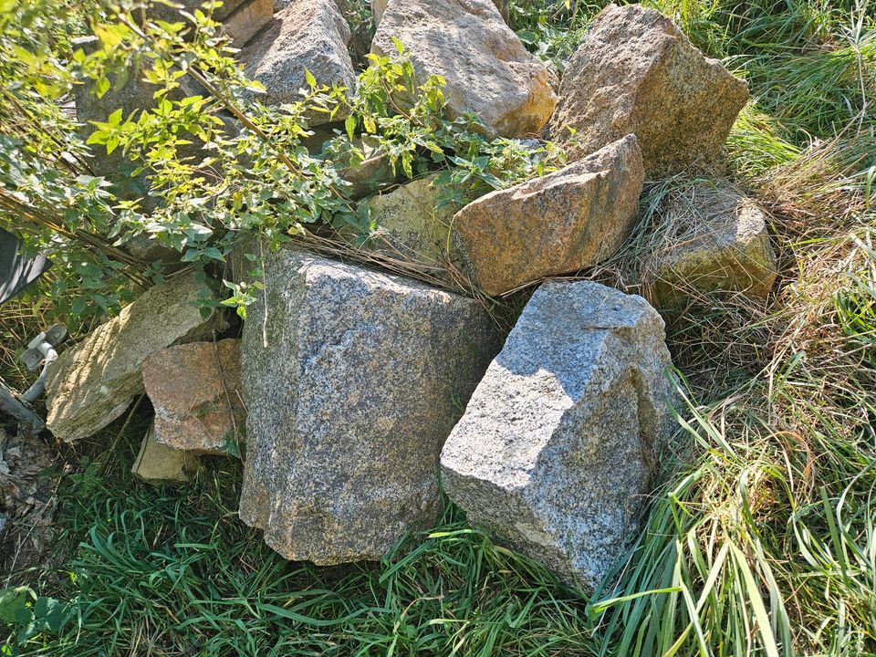 Große Natur Granit Pflastersteine in Bad Langensalza