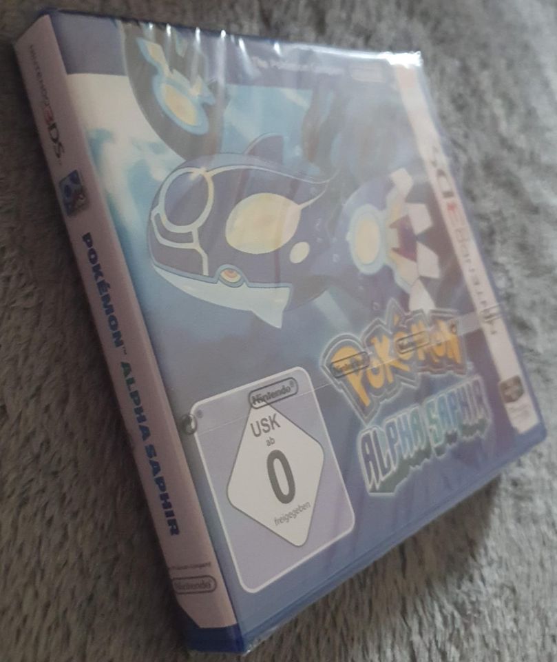 Pokémon Alpha Saphir Nintendo 3DS NEU + Schutzhülle in Rheinbach