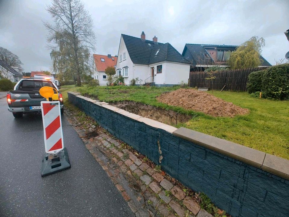 KAPAZITÄTEN FREI - Baggerarbeiten - Pflasterarbeiten - Drainage/n in Schwentinental