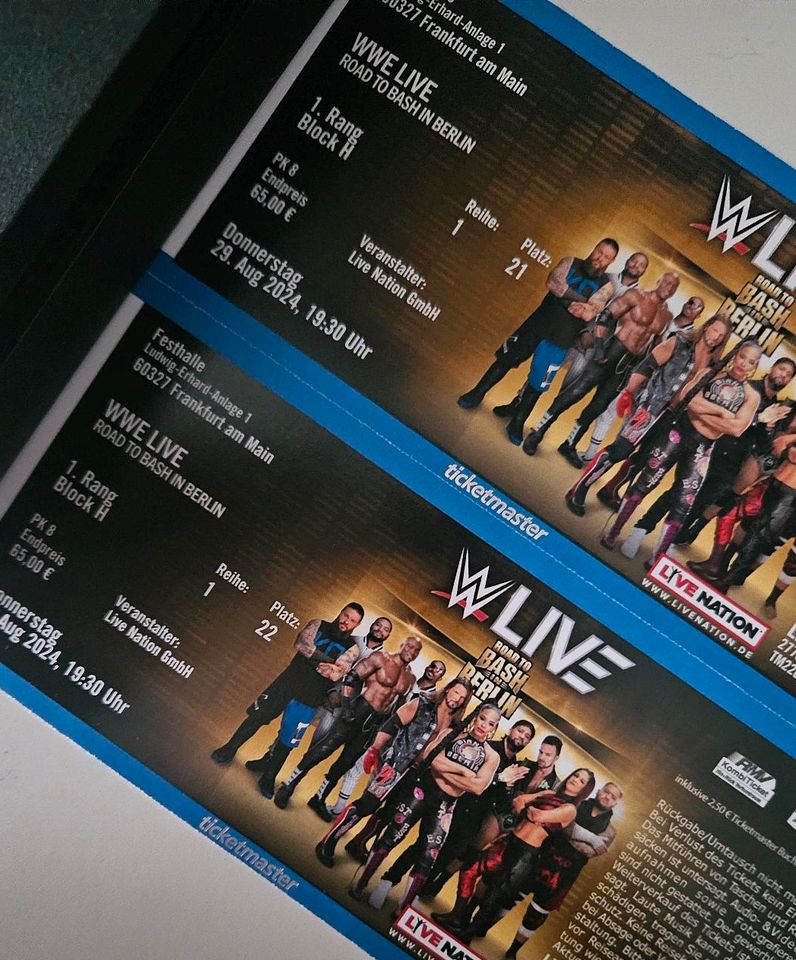Tickets WWE Frankfurt in Bad Kreuznach