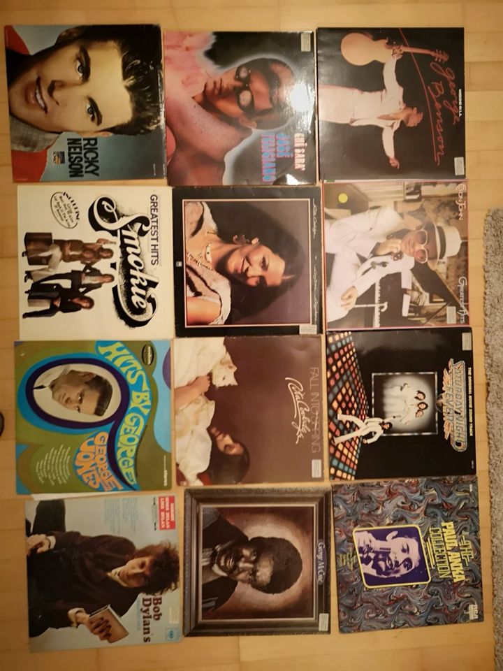 Schallplatten Venyl, 70iger Jahre MIX, ca. 70 Platten/Alben in Bad Sooden-Allendorf