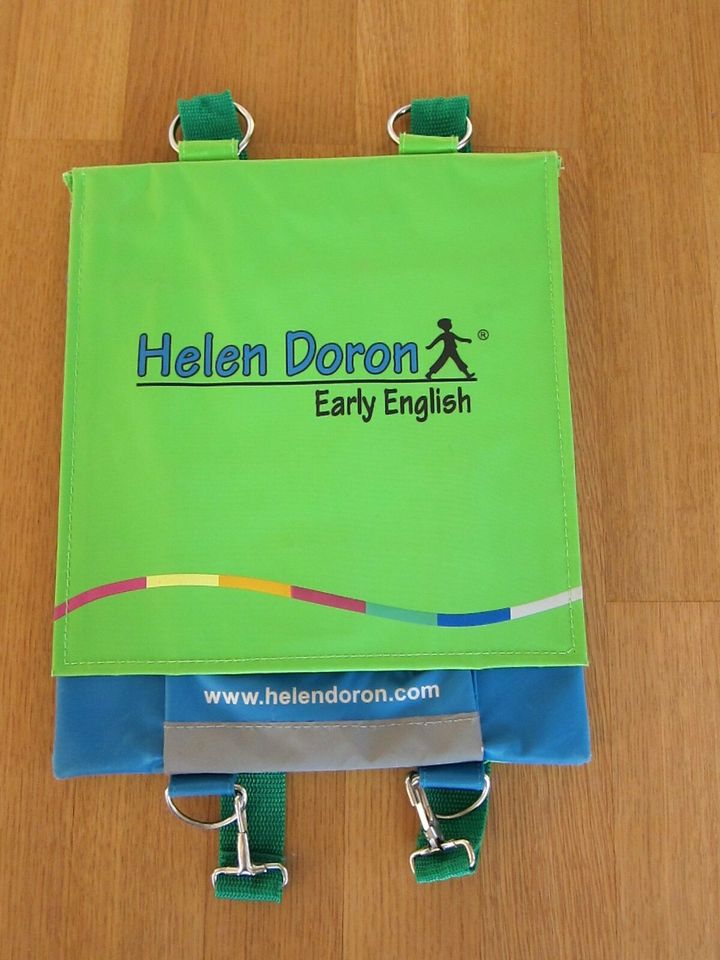 Englisch-Sprachkurs-Rucksack Helen Doron für Kinder grün in Planegg
