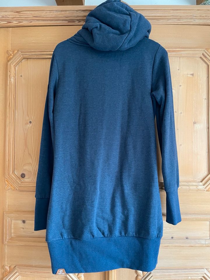 Ragwear Long Kapuzen Pullover blau Gr. L NEUwertig in Siegsdorf