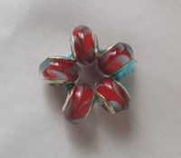 5 European Beads, Glasbeads, Glasperlen  #054 Bayern - Augsburg Vorschau