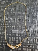 Collier 585 Gelbgold Süßwasser Zuchtperlen 5 Diamanten, 53 cm lan Nordrhein-Westfalen - Arnsberg Vorschau