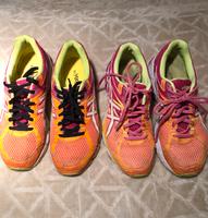 2 x Asics Laufschuhe 40 pink orange Zwillinge Bayern - Stein Vorschau