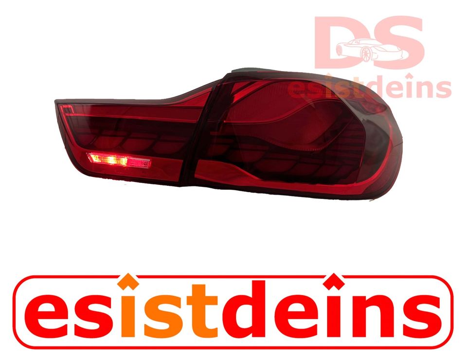 BMW 4er F32 F33 F36 M4 F82 LED Rückleuchten in Rot Bj. (13-21) in Quickborn