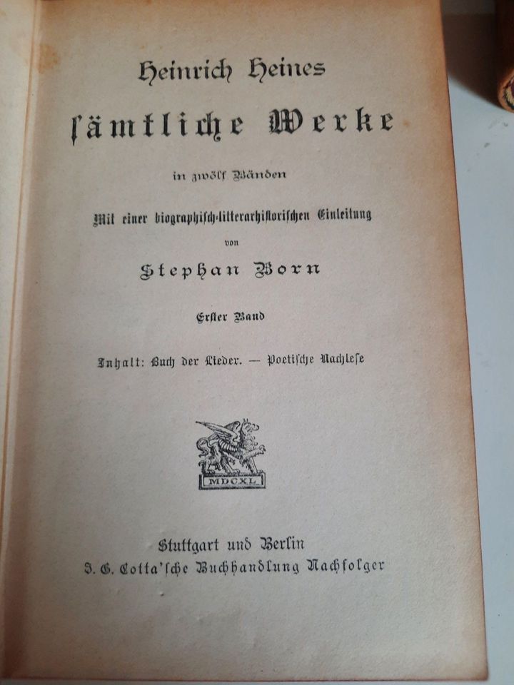 Heinrich Heines Werke ( Sämtliche Werke ) in Wennigsen