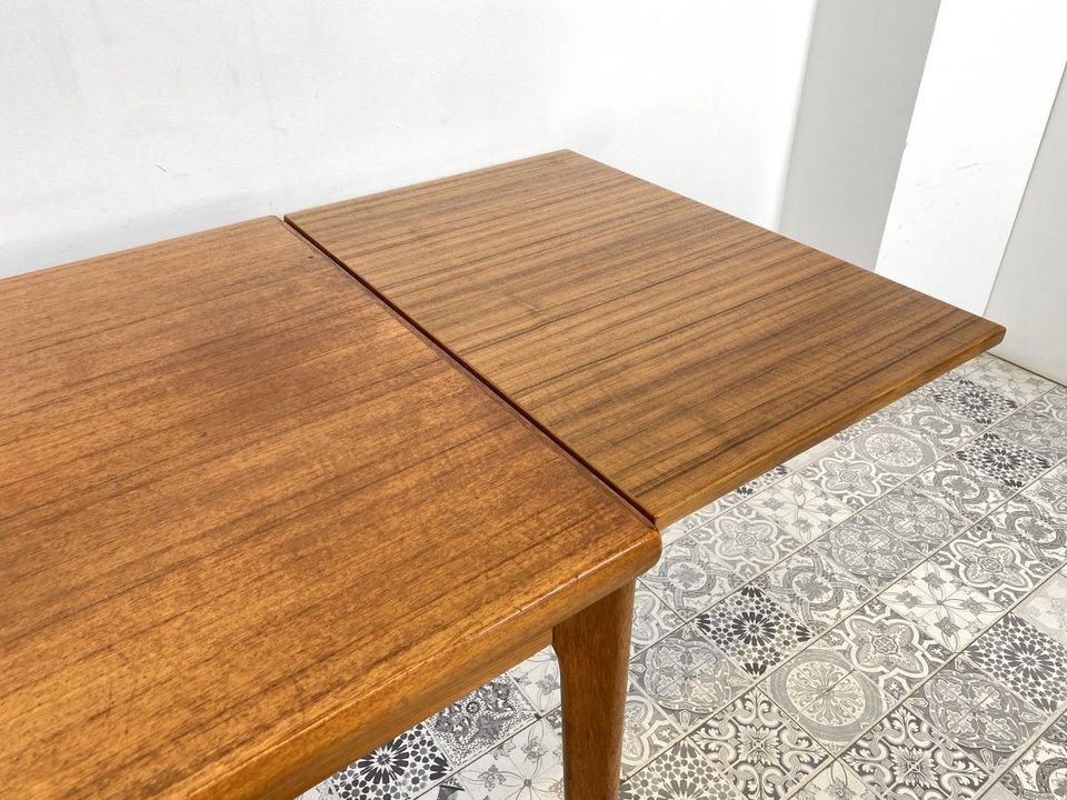 WMK Stilvoller & gut erhaltener ausziehbarer skandinavischer Designertisch von AM Ansager Mobler in Teakholz # Esstisch Tisch Küchentisch Holztisch Dining Table Danish Design Mid-Century Vintage Teak in Berlin