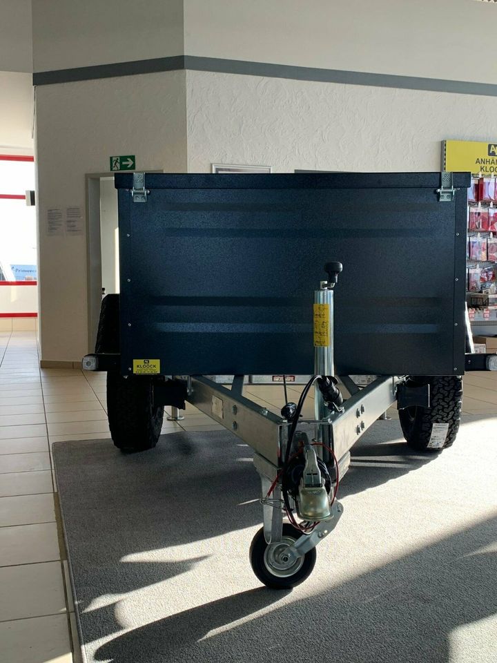 Offroad Anhänger Kofferanhänger 1300 kg Pulverbeschichtet in