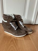 Marc Shoes Sneaker mit Keilabsatz braun Sachsen-Anhalt - Wernigerode Vorschau