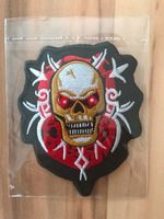 #14 Patch Totenkopf Gold - Biker Kutte Weste Aufnäher Bayern - Krailling Vorschau