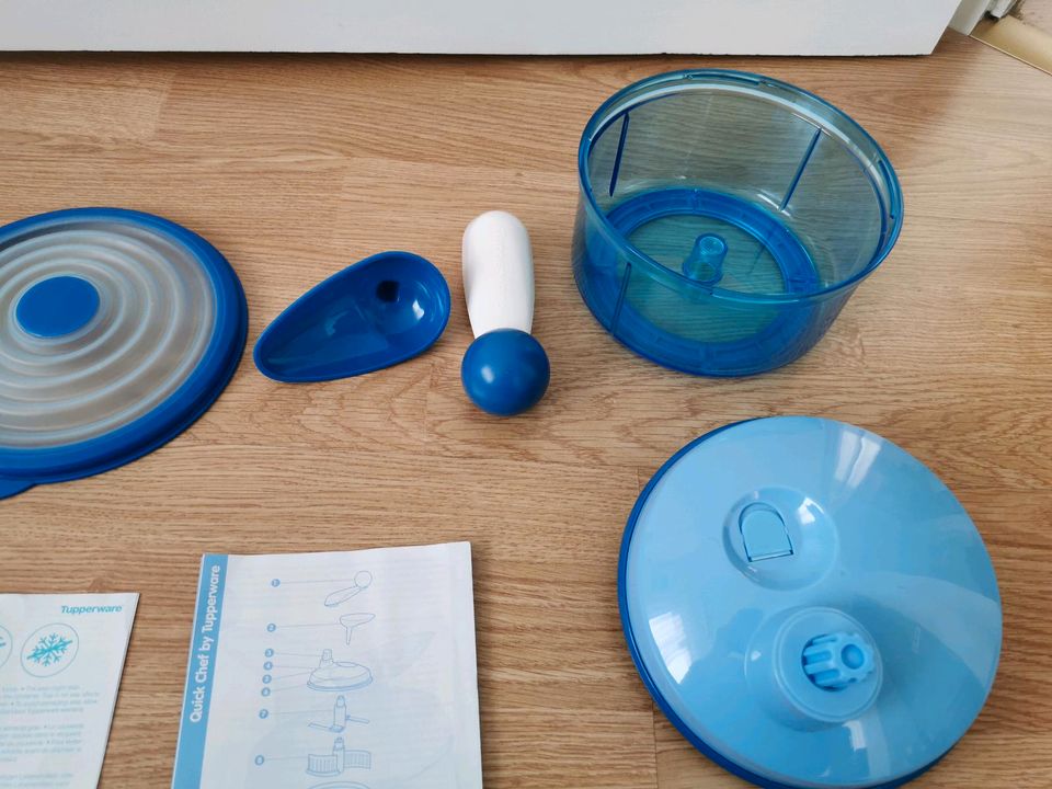 Quick Chef Tupperware blau neuwertig in Minden