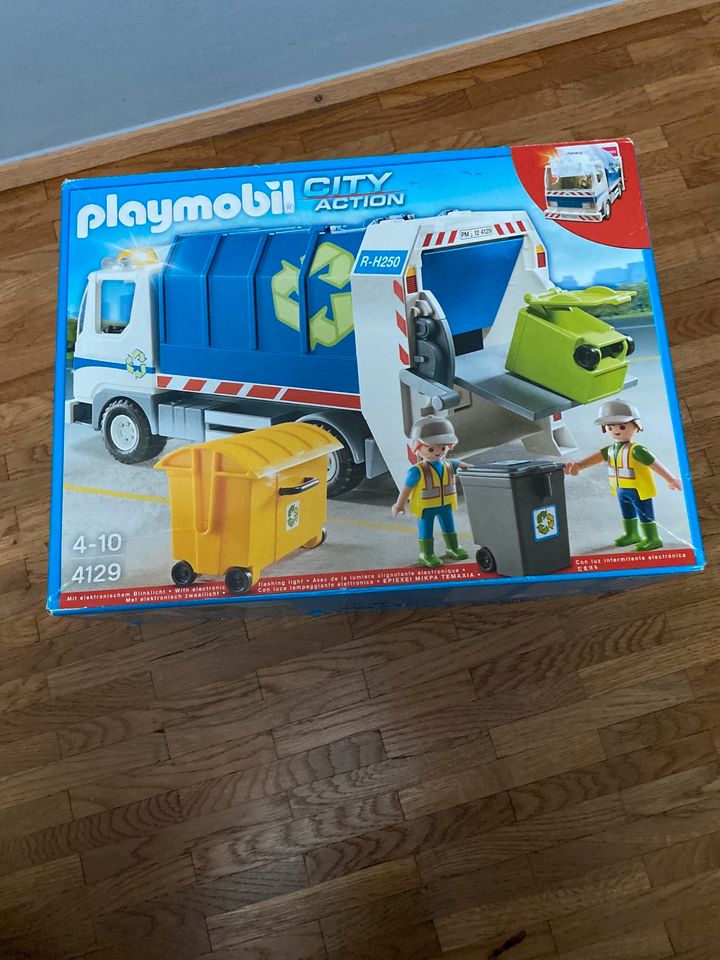 PLAYMOBIL 4129 City Action - Camion De Recyclage Avec Lumière 