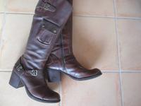 „Docker`s“ Damen-Lederstiefel, braun, Gr. 40, wenig getragen Bayern - Freyung Vorschau
