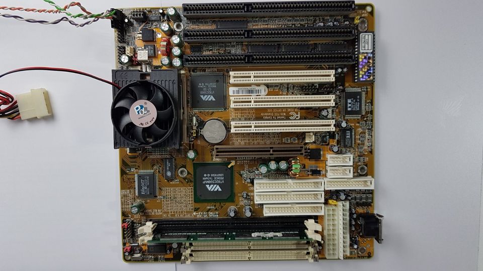 Motherboard, Mainboard Shuttle HOT-591P V3.1 Sockel 7 Sdram PCI in Runding