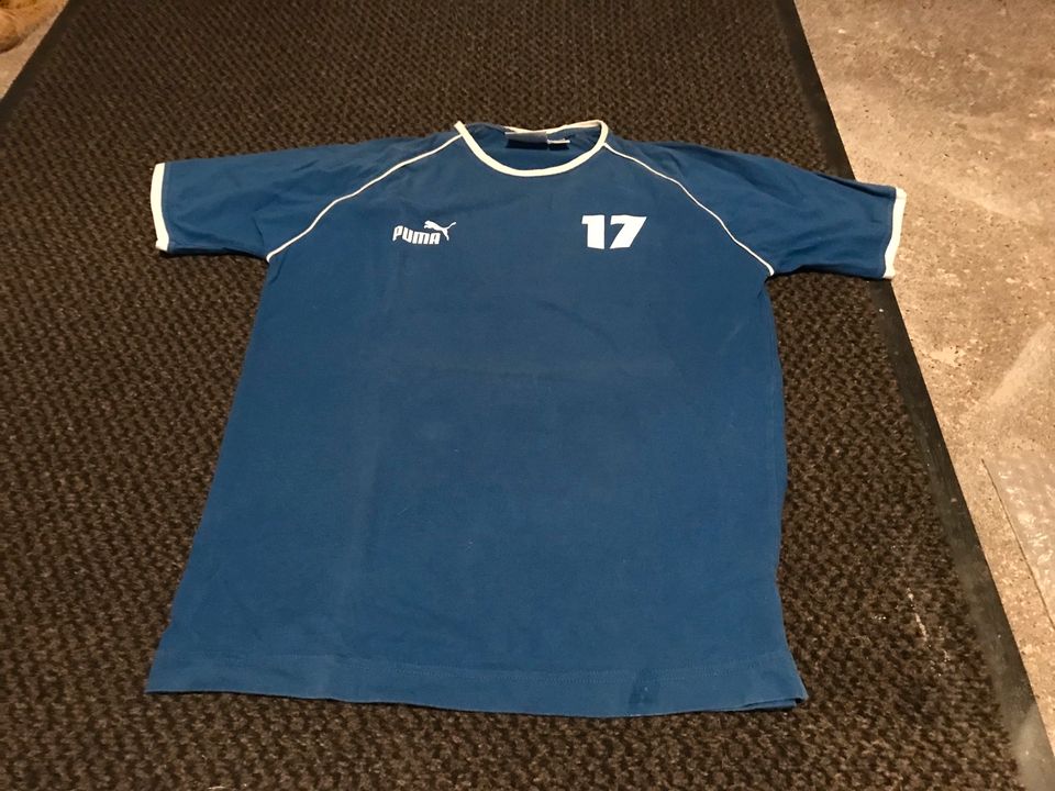 T-Shirt Puma blau gr 152 in Mühlhausen-Ehingen