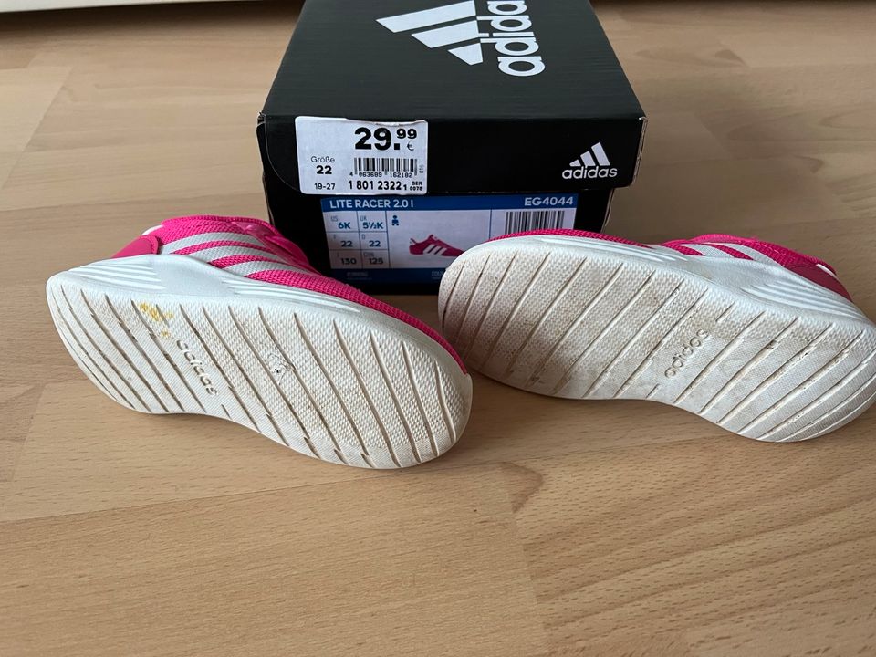 Adidas Sneaker Mädchen Gr 22 Pink in Friedberg