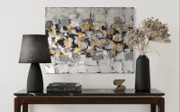 Gemälde Leinwand Blattgold Blattsilber 80x60 Bild Acryl Schleswig-Holstein - Kiel Vorschau