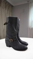 Stiefel Schwarz Bikerboots 41 Biker Stiefeletten Made in Italy Wandsbek - Hamburg Marienthal Vorschau